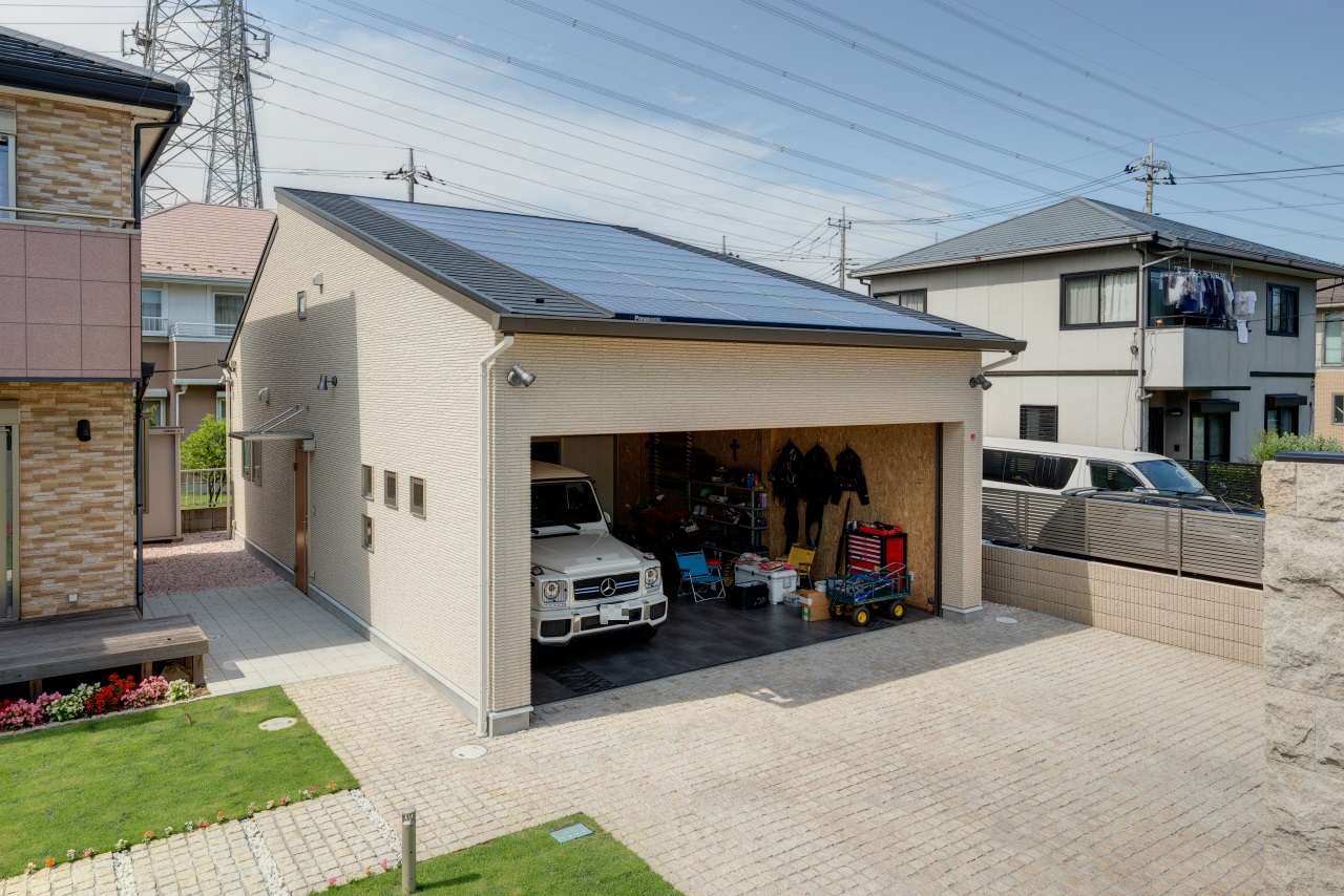 注文住宅｜茨城県守谷市 F様邸 ガレージ工事