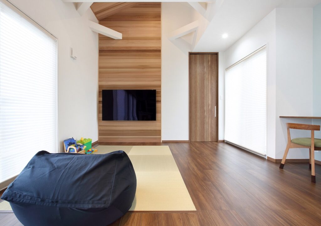 施工事例①水平美が際立つモダンな平屋