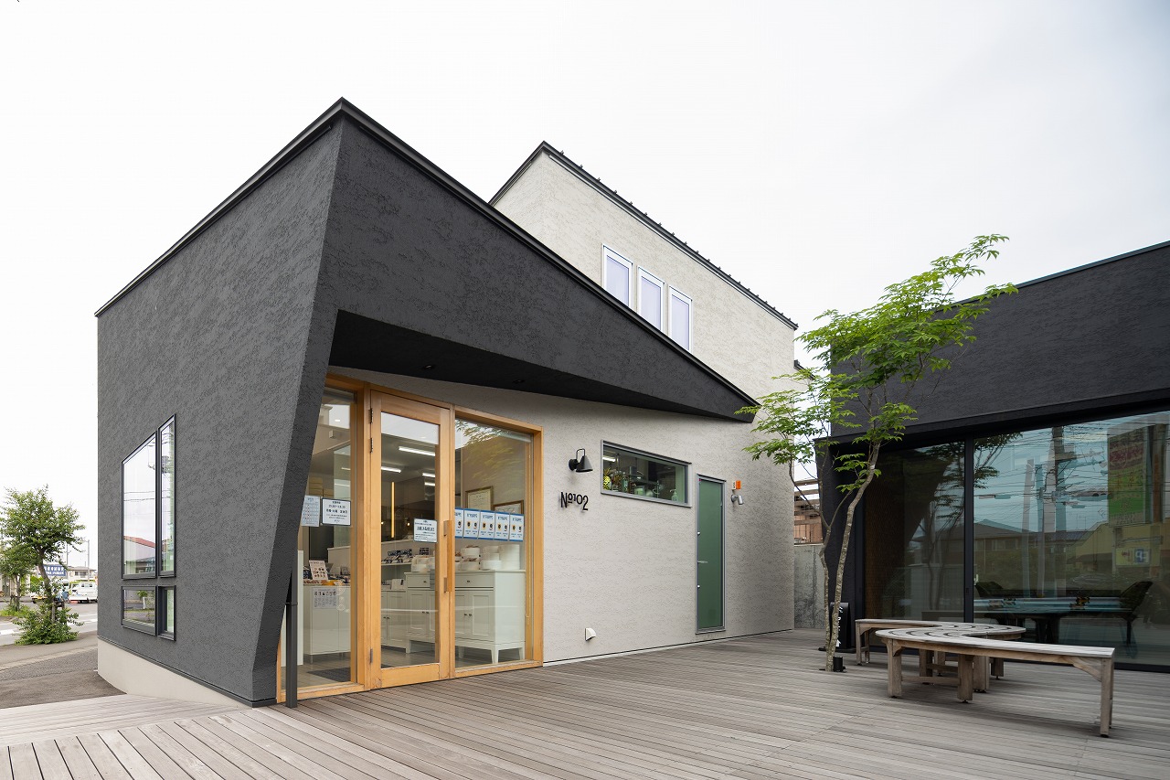 建築家と建てる店舗｜守谷市　百合ヶ丘テラス